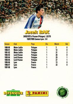 1998-99 Panini Foot Cards 98 #74 Jacek Bak Back