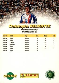 1998-99 Panini Foot Cards 98 #79 Christophe Delmotte Back