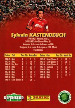 1998-99 Panini Foot Cards 98 #93 Sylvain Kastendeuch Back