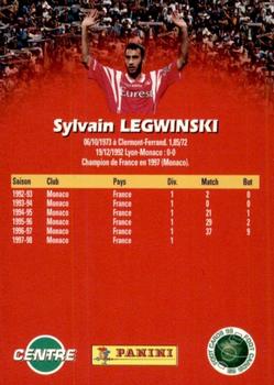 1998-99 Panini Foot Cards 98 #106 Sylvain Legwinski Back