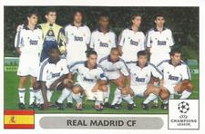 2000-01 Panini UEFA Champions League Stickers #1 Real Madrid CF Team Front