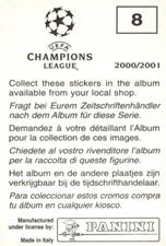 2000-01 Panini UEFA Champions League Stickers #8 Geremi Njitap Back