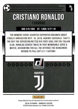 2018-19 Donruss #9 Cristiano Ronaldo Back
