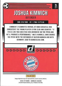 2018-19 Donruss #21 Joshua Kimmich Back