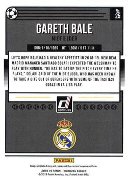 2018-19 Donruss #25 Gareth Bale Back