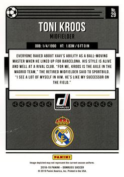 2018-19 Donruss #29 Toni Kroos Back