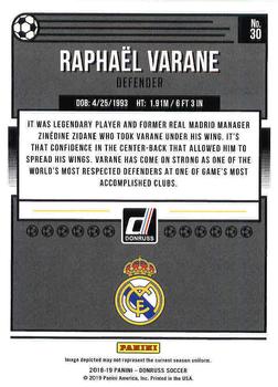 2018-19 Donruss #30 Raphael Varane Back