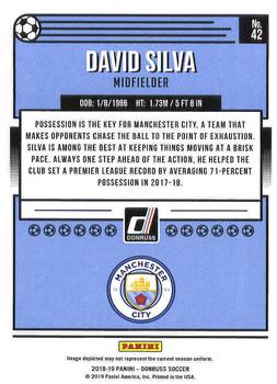2018-19 Donruss #42 David Silva Back
