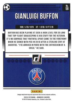 2018-19 Donruss #58 Gianluigi Buffon Back