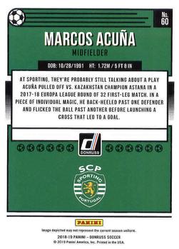 2018-19 Donruss #60 Marcos Acuna Back