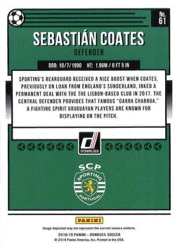 2018-19 Donruss #61 Sebastian Coates Back