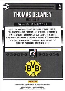 2018-19 Donruss #67 Thomas Delaney Back