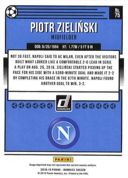 2018-19 Donruss #75 Piotr Zielinski Back