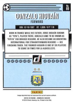 2018-19 Donruss #89 Gonzalo Higuain Back