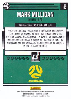 2018-19 Donruss #97 Mark Milligan Back