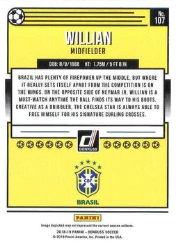 2018-19 Donruss #107 Willian Back