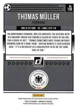 2018-19 Donruss #138 Thomas Muller Back