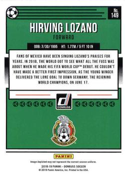 2018-19 Donruss #149 Hirving Lozano Back