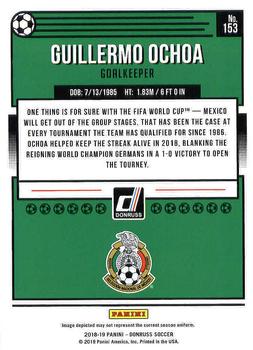 2018-19 Donruss #153 Guillermo Ochoa Back