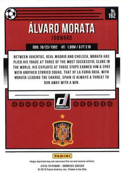 2018-19 Donruss #162 Alvaro Morata Back