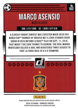 2018-19 Donruss #163 Marco Asensio Back