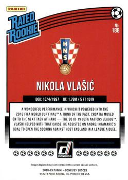 2018-19 Donruss #188 Nikola Vlasic Back