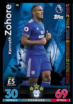 2018-19 Topps Match Attax Premier League #90 Kenneth Zohore Front