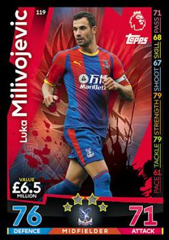 2018-19 Topps Match Attax Premier League #119 Luka Milivojevic Front