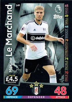 2018-19 Topps Match Attax Premier League #149 Maxime Le Marchand Front