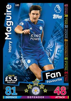 2018-19 Topps Match Attax Premier League #183 Harry Maguire Front