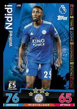 2018-19 Topps Match Attax Premier League #190 Wilfred Ndidi Front