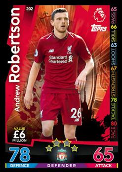 2018-19 Topps Match Attax Premier League #202 Andrew Robertson Front