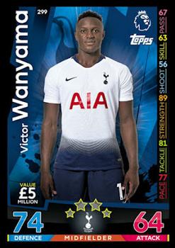 2018-19 Topps Match Attax Premier League #299 Victor Wanyama Front
