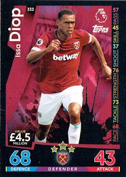 2018-19 Topps Match Attax Premier League #333 Issa Diop Front