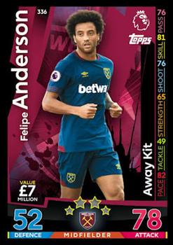 2018-19 Topps Match Attax Premier League #336 Felipe Anderson Front