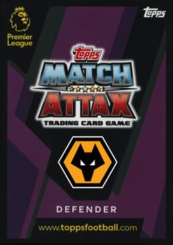 2018-19 Topps Match Attax Premier League #346 Danny Batth Back