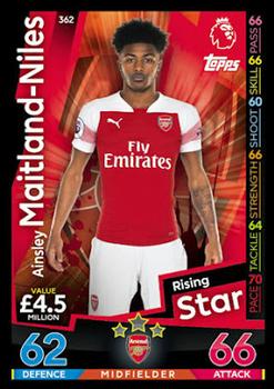 2018-19 Topps Match Attax Premier League #362 Ainsley Maitland-Niles Front