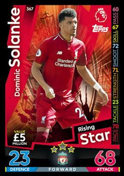 2018-19 Topps Match Attax Premier League #367 Dominic Solanke Front