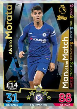 2018-19 Topps Match Attax Premier League #402 Alvaro Morata Front