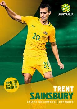 2017-18 Tap 'N' Play Football Australia #017 Trent Sainsbury Front