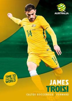 2017-18 Tap 'N' Play Football Australia #019 James Troisi Front