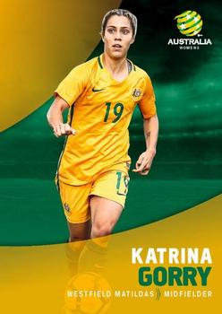 2017-18 Tap 'N' Play Football Australia #030 Katrina Gorry Front
