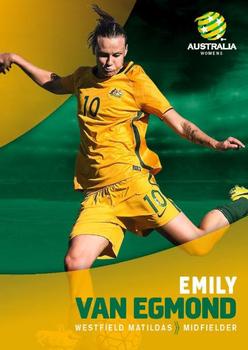 2017-18 Tap 'N' Play Football Australia #039 Emily van Egmond Front
