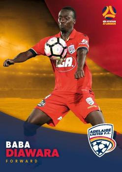 2017-18 Tap 'N' Play Football Australia #044 Baba Diawara Front