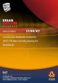 2017-18 Tap 'N' Play Football Australia #047 Ersan Gulum Back