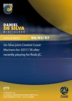 2017-18 Tap 'N' Play Football Australia #079 Daniel De Silva Back