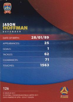 2017-18 Tap 'N' Play Football Australia #126 Jason Hoffman Back