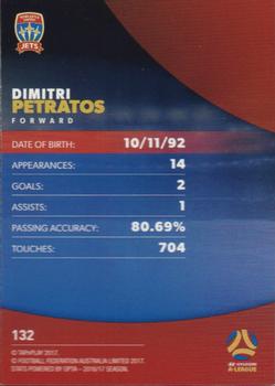 2017-18 Tap 'N' Play Football Australia #132 Dimitri Petratos Back