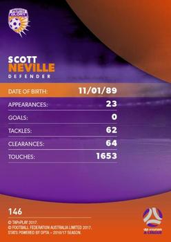 2017-18 Tap 'N' Play Football Australia #146 Scott Neville Back