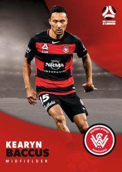 2017-18 Tap 'N' Play Football Australia #186 Kearyn Baccus Front